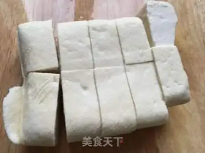 Make Home-grown yellowfish tofu step 2