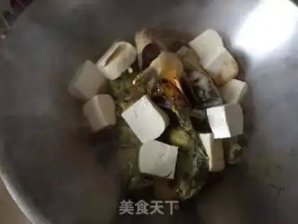 Make Home-grown yellowfish tofu step 8