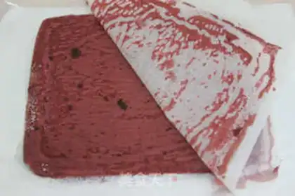 Make Red velvet cake rolls step 14