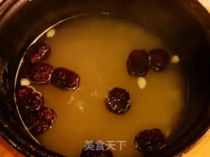 Make Porridge of rough rice dates step 2