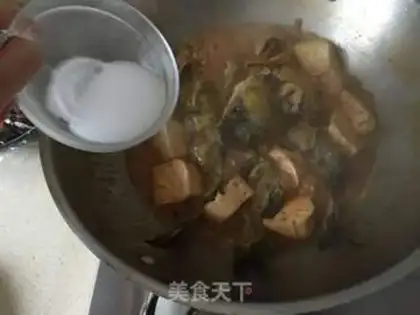 Make Home-grown yellowfish tofu step 13