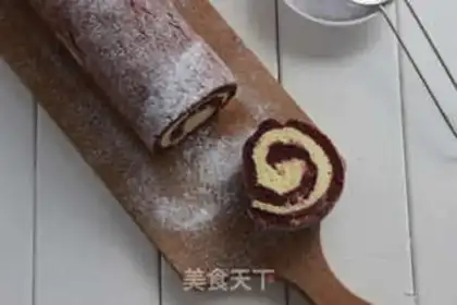 Make Red velvet cake rolls step 22