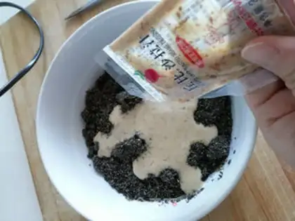 Make Black sesame soup step 3