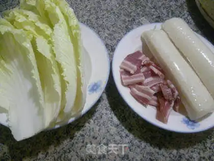 Make The salted cabbage step 0