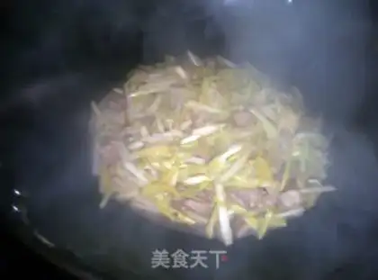 Make Garlic fried meat step 4