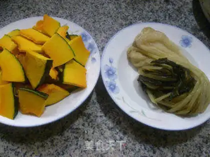 Make Pickles for Japanese pumpkins step 0