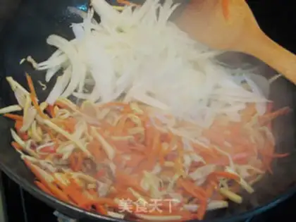 Make Scrambled his own spiral noodles step 13