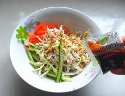 Make A golden mushroom with chicken silk step 11