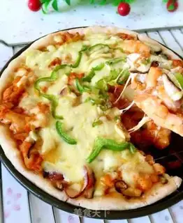 Make Orléans roasted chicken leg pizza step 9