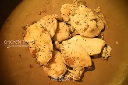 Make Mexican chicken burrito step 1