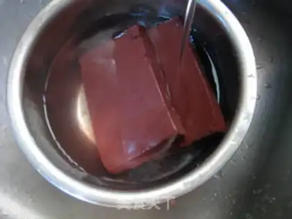 Make Pork blood step 2