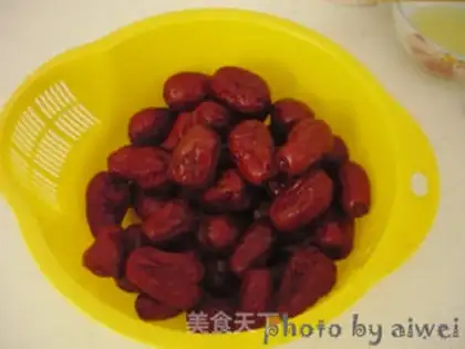 Make ♪ Soak of dates ♪ step 1