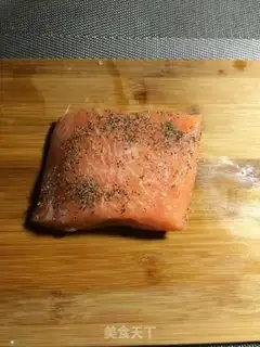 Make Burn the salmon with the vegetables step 2