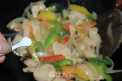 Make Mexican chicken burrito step 10