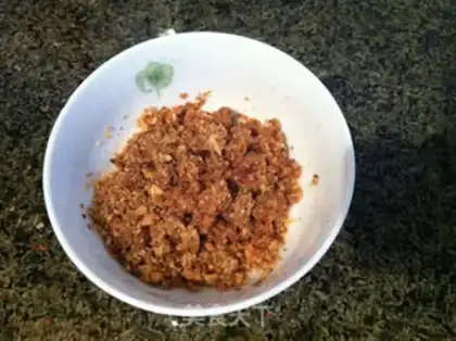 Make walnut sesame potato soup step 2
