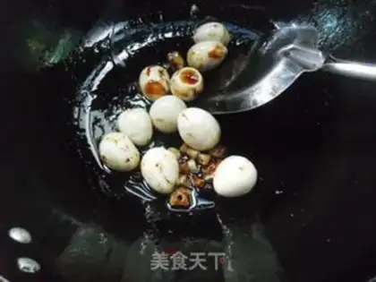 Make Double mushroom roasted quail eggs step 4