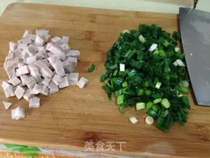 Make Shrimp orchid fried rice step 3