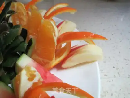 Make The fruit platter series - the bouquets step 2