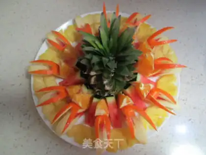 Make The fruit platter series - the bouquets step 3