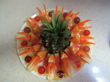 Make The fruit platter series - the bouquets step 5