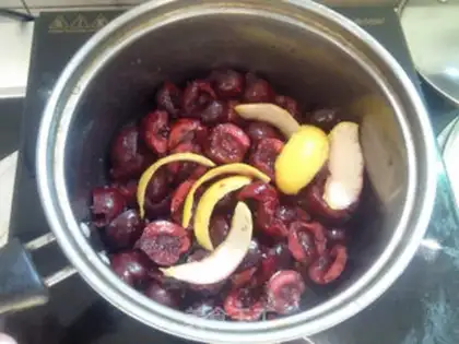 Make Lemon wine for cherry step 4