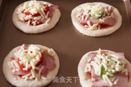 Make Mini bacon pizza step 8