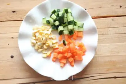 Make The pepper bowl step 1