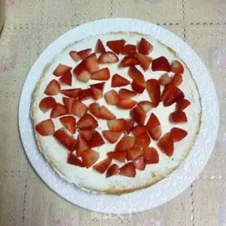 Make Fruit cream cake step 2