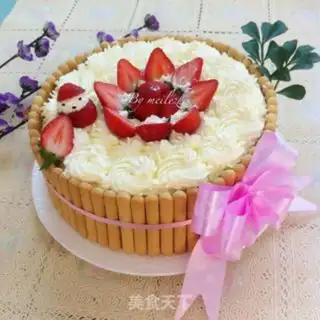 Make Fruit cream cake step 8