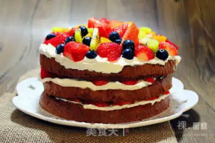 Make Naked cake step 15