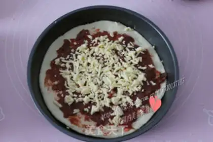 Make Frozen chicken pizza step 7
