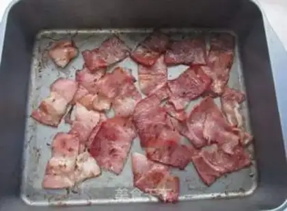 Make Bacon spinach salad step 3