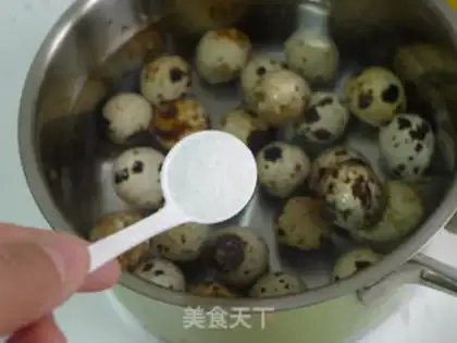 Make Five quail eggs step 0