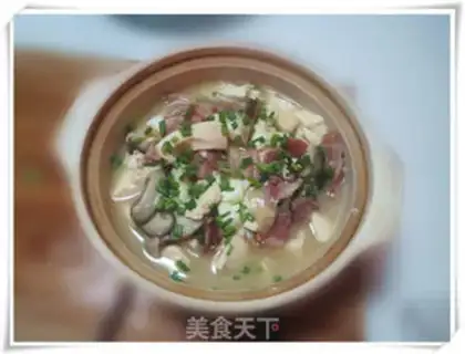 Make Bacon mushroom tofu step 4