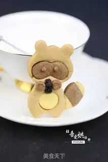 Make raccoon cookies step 10