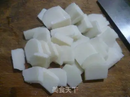 Make Boiled rice cake step 1