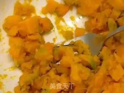 Make Curry pumpkin steam step 2
