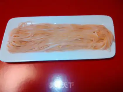 Make Creative carrot noodles step 0