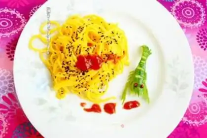 Make Gold noodles step 4