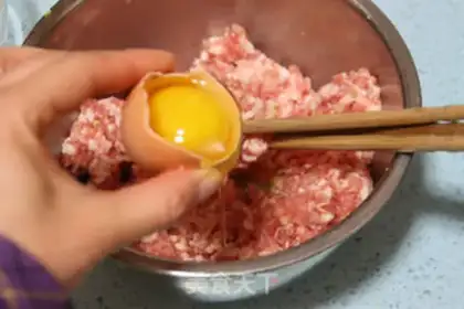 Make Gold and egg dumplings step 4