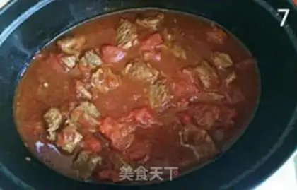 Make Tomato beef noodles step 6