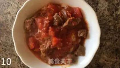 Make Tomato beef noodles step 9