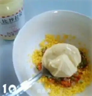 Make Celery egg cup salad step 9