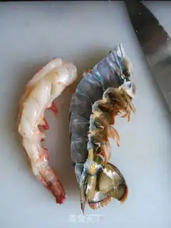 Make The rice shrimp is smooth step 0