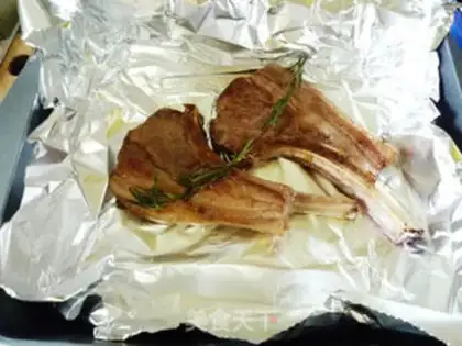 Make French lamb chops step 7