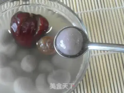 Make Blueberry love pearl soup step 8
