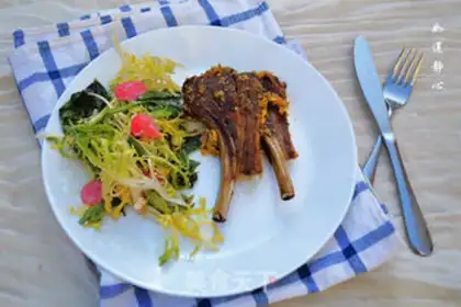 Make French lamb chops step 11