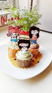 Make Three pairs of sister-cakes step 11
