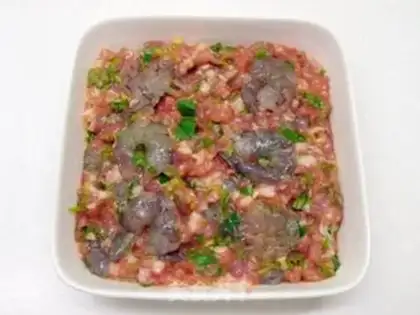 Make Shrimp meatloaf step 3