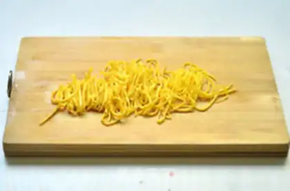 Make Chiffon noodles step 5